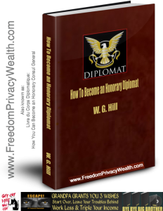 WG Hill How To Become an Honorary Diplomat